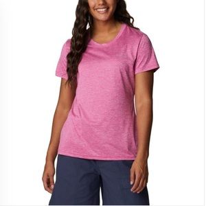 NWT Columbia Women's Crew Hike Short Sleeve T-Shirt Size 1X/1TF